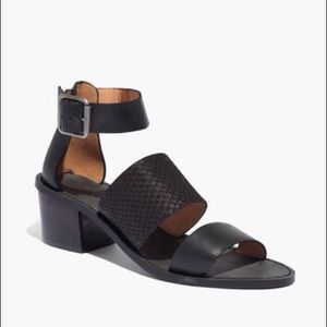 Madewell black Warren sandal